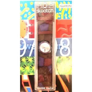 Swatch PURPULIZE PMR105 2001 Pop watch New old stock in its original case